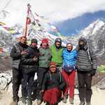 Trekkers in Langtang